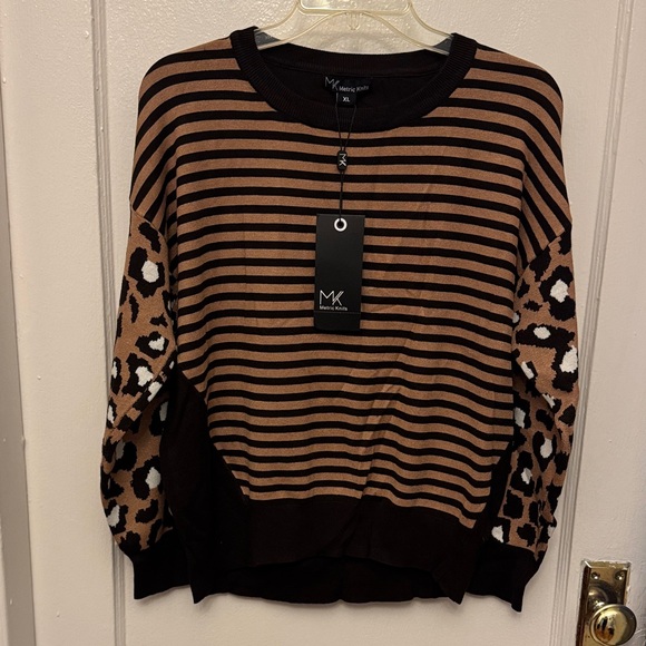 NWT MK combo sweater size XL. - Picture 1 of 4